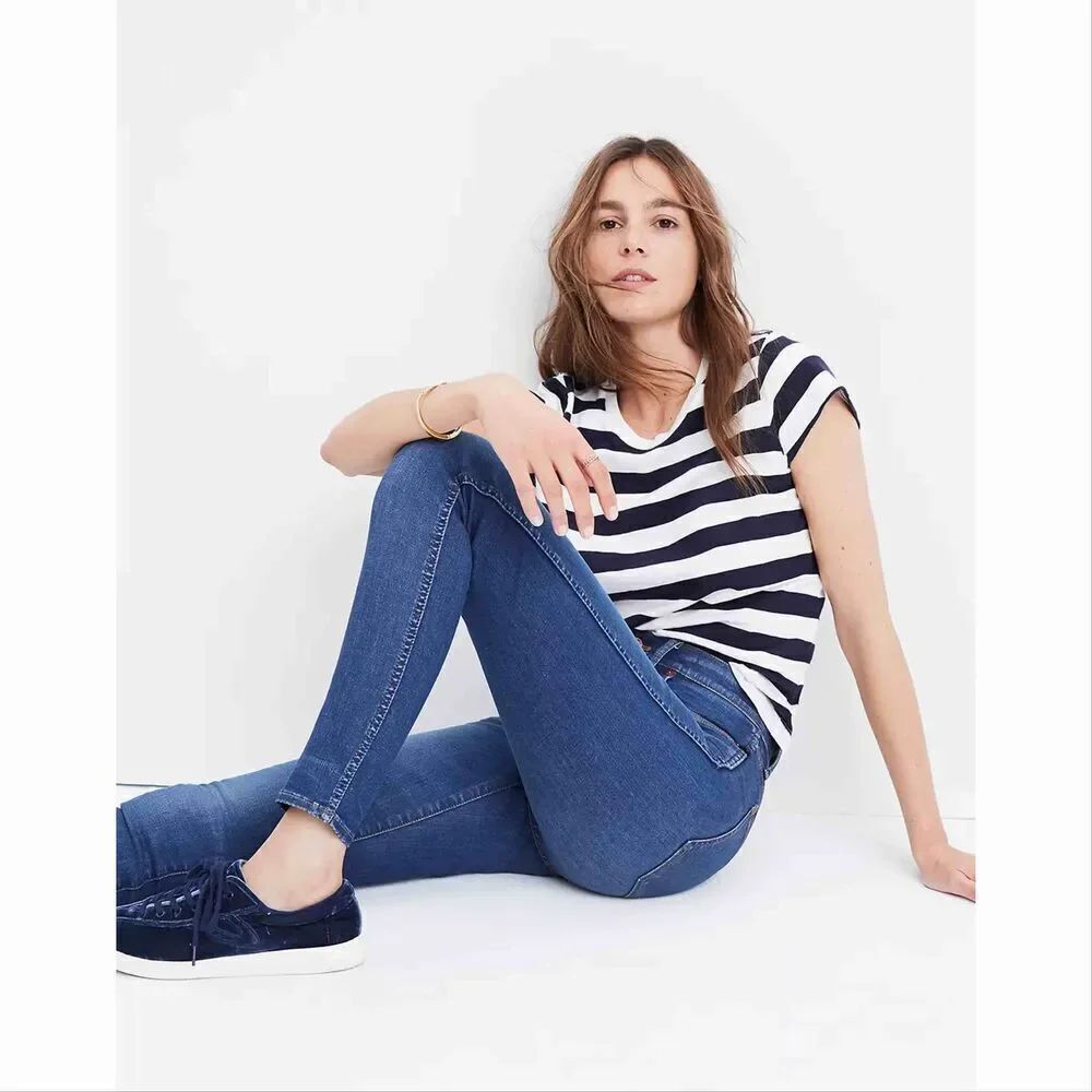 Madewell 9" Mid-Rise Skinny Jeans in Patty Wash Size 27